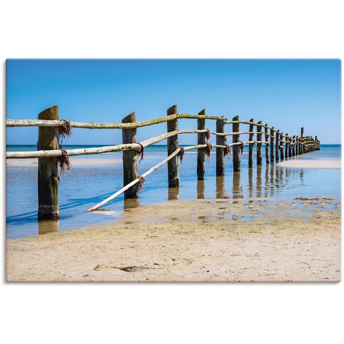 4062144276440 - Wandbild ARTLAND Ostseeküste auf dem Fischland-Darß Bilder Gr B H 60 cm x 40 cm Leinwandbild Strand 1 St blau Kunstdrucke Bilder als Alubild Leinwandbild Wandaufkleber oder Poster in versch Größen
