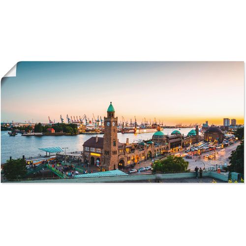 4057738868453 - Wandbild ARTLAND Hamburg Hafen und Landungsbrücken Bilder Gr B H 100 cm x 50 cm Poster Deutschland Querformat 1 St beige (naturfarben) Bild Leinwandbild Kunstdrucke Bilder als Alubild Leinwandbild Wandaufkleber oder Poster in versch Größen 4057738868453 - Wandbild ARTLAND Hamburg Hafen und Landungsbrücken Bilder Gr B H 100 cm x 50 cm Poster Deutschland Querformat 1 St beige (naturfarben) Bild Leinwandbild Kunstdrucke Bilder als Alubild Leinwandbild Wandaufkleber oder Poster in versch Größen