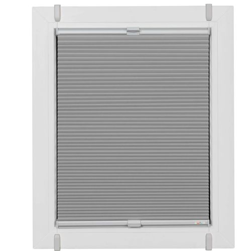 4001442929535 - Wabenplissee One Size Style Honeycomb VD Plissees Gr 130 cm zweiseitig verschiebbar 90 cm grau (grau grau grau) Plissees ohne Bohren Zubehörfarbe zum Klemmen 4001442929535 - Wabenplissee One Size Style Honeycomb VD Plissees Gr 130 cm zweiseitig verschiebbar 90 cm grau (grau grau grau) Plissees ohne Bohren Zubehörfarbe zum Klemmen