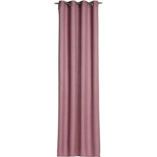 4021626067365 - Vorhang GÖZZE Linus Ösenschal Gardinen Gr 245 cm Ösen 140 cm rosa (altrosa) Ösen Gardine HxB 245x140 Uni Panamagewebe 4021626067365 - Vorhang GÖZZE Linus Ösenschal Gardinen Gr 245 cm Ösen 140 cm rosa (altrosa) Ösen Gardine HxB 245x140 Uni Panamagewebe