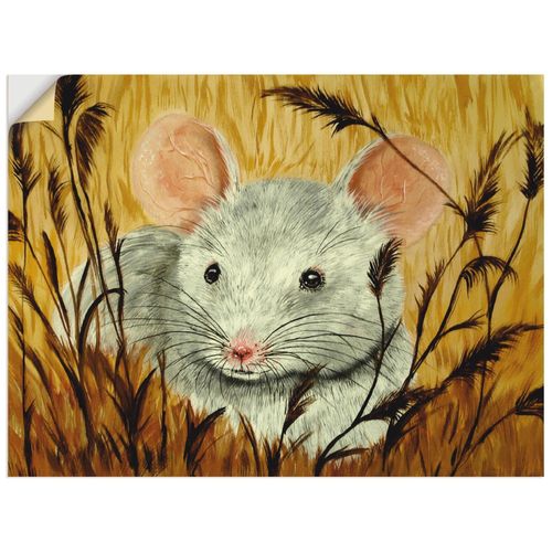 4062144074558 - Wandbild ARTLAND Maus Bilder Gr B H 80 cm x 60 cm Wandaufkleber - Vinyl Haustiere Querformat 1 St grau Bild Poster Bilder als Alubild Leinwandbild Wandaufkleber oder in versch Größen 4062144074558 - Wandbild ARTLAND Maus Bilder Gr B H 80 cm x 60 cm Wandaufkleber - Vinyl Haustiere Querformat 1 St grau Bild Poster Bilder als Alubild Leinwandbild Wandaufkleber oder in versch Größen