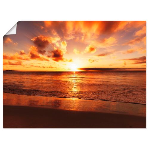 4055327637671 - Wandbild ARTLAND Schöner Sonnenuntergang Strand Bilder Gr B H 80 cm x 60 cm Poster Gewässer Querformat 1 St orange Bild Poster Bilder als Alubild Leinwandbild Wandaufkleber oder in versch Größen 4055327637671 - Wandbild ARTLAND Schöner Sonnenuntergang Strand Bilder Gr B H 80 cm x 60 cm Poster Gewässer Querformat 1 St orange Bild Poster Bilder als Alubild Leinwandbild Wandaufkleber oder in versch Größen