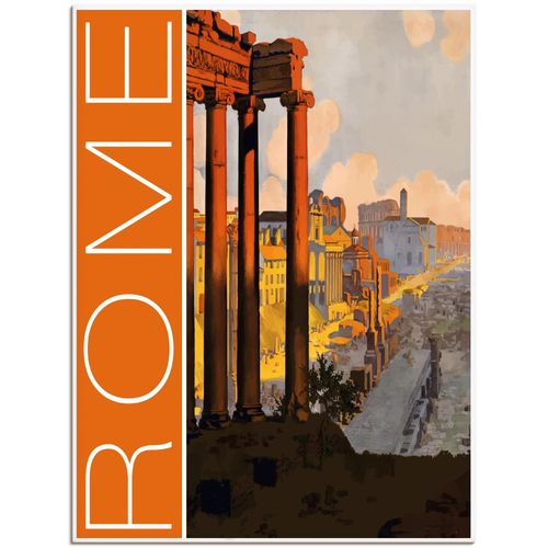 4062144215043 - Wandbild ARTLAND Rom Vintage Reiseplakat Bilder Gr B H 45 cm x 60 cm Leinwandbild Italien Hochformat 1 St orange Bild Leinwandbild Kunstdrucke Bilder als Alubild Leinwandbild Wandaufkleber oder Poster in versch Größen 4062144215043 - Wandbild ARTLAND Rom Vintage Reiseplakat Bilder Gr B H 45 cm x 60 cm Leinwandbild Italien Hochformat 1 St orange Bild Leinwandbild Kunstdrucke Bilder als Alubild Leinwandbild Wandaufkleber oder Poster in versch Größen