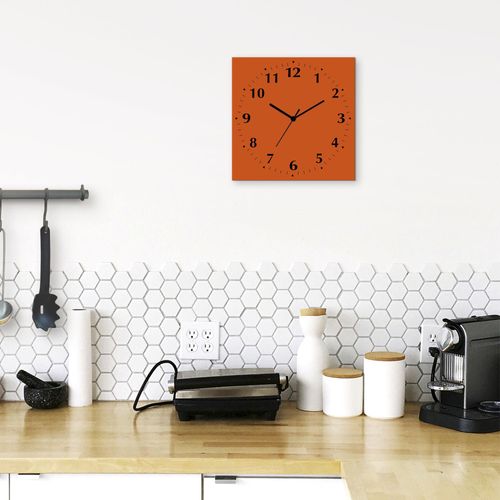 4059745806992 - Wanduhr ARTLAND Uni Trendfarben Wanduhren Gr B H T 30 cm x 30 cm x 03 cm Funkuhr 12 Ziffern orange Wanduhren wahlweise mit Quarz- oder Funhuhrwerk lautlos ohne Tickgeräusche 4059745806992 - Wanduhr ARTLAND Uni Trendfarben Wanduhren Gr B H T 30 cm x 30 cm x 03 cm Funkuhr 12 Ziffern orange Wanduhren wahlweise mit Quarz- oder Funhuhrwerk lautlos ohne Tickgeräusche