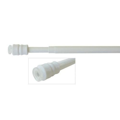 4007863639565 - Klemmstange Gardinenstangen Gr L 40 cm - 60 cm Ø 10 mm 1 St weiß Gardinenstange Gardinenstangen ohne Bohren Scheibengardinenstange Scheibengardinenstangen für Scheibengardinen Bestseller