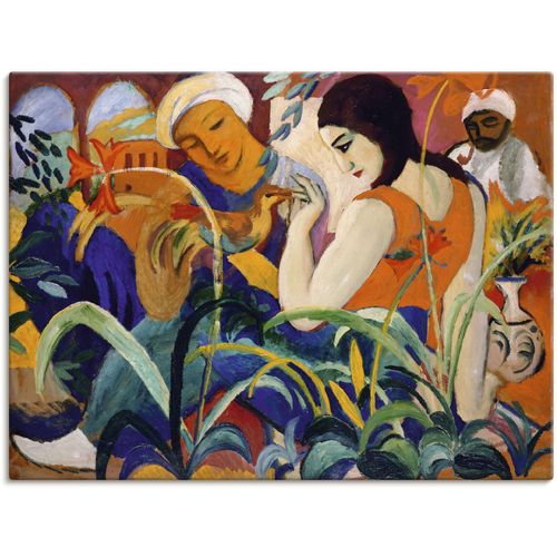 4055327108645 - Wandbild ARTLAND Orientalische Frauen 1912 Bilder Gr B H 120 cm x 90 cm Leinwandbild Gruppen & Familien 1 St bunt Bild Poster Bilder als Leinwandbild Wandaufkleber oder in versch Größen