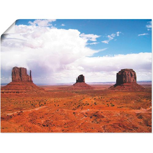 4055327343916 - Wandbild ARTLAND Grand Canyon Californien Bilder Gr B H 80 cm x 60 cm Poster Amerika 1 St rot Bild Kunstdruck Leinwandbild Kunstdrucke Bilder als Leinwandbild Wandaufkleber oder Poster in versch Größen