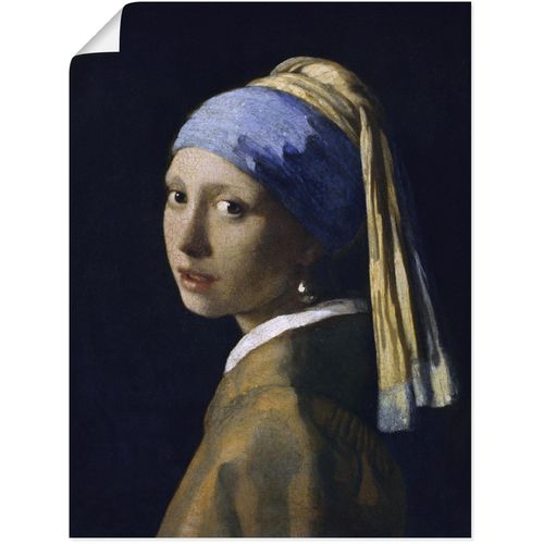 4055327660112 - Wandbild ARTLAND Das Mädchen mit dem Perlenohrgehänge Bilder Gr B H 30 cm x 40 cm Poster Frau 1 St schwarz Bild Poster Bilder als Leinwandbild Wandaufkleber oder in versch Größen 4055327660112 - Wandbild ARTLAND Das Mädchen mit dem Perlenohrgehänge Bilder Gr B H 30 cm x 40 cm Poster Frau 1 St schwarz Bild Poster Bilder als Leinwandbild Wandaufkleber oder in versch Größen