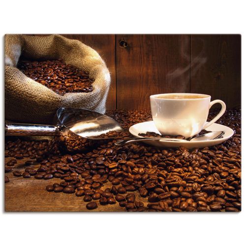 4055327780896 - Wandbild ARTLAND Kaffeetasse und Leinensack auf Tisch Bilder Gr B H 40 cm x 30 cm Leinwandbild Getränke Querformat 1 St braun Bild Poster Bilder als Leinwandbild Wandaufkleber oder in versch Größen 4055327780896 - Wandbild ARTLAND Kaffeetasse und Leinensack auf Tisch Bilder Gr B H 40 cm x 30 cm Leinwandbild Getränke Querformat 1 St braun Bild Poster Bilder als Leinwandbild Wandaufkleber oder in versch Größen