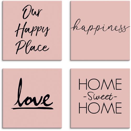 4062144353172 - Leinwandbild ARTLAND Ort Glück Liebe Home sweet Home Bilder Gr B H 30 cm x 30 cm Leinwandbild Sprüche & Texte quadratisch 4 St schwarz Bild Leinwandbild Leinwandbilder Bilder 4er Set verschiedene Größen 4062144353172 - Leinwandbild ARTLAND Ort Glück Liebe Home sweet Home Bilder Gr B H 30 cm x 30 cm Leinwandbild Sprüche & Texte quadratisch 4 St schwarz Bild Leinwandbild Leinwandbilder Bilder 4er Set verschiedene Größen