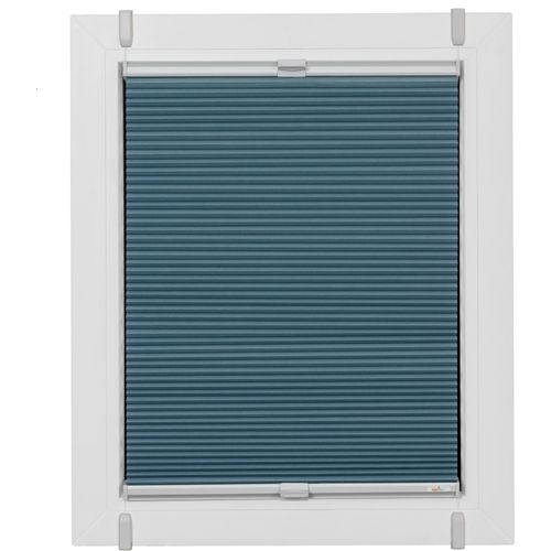 4001442926381 - Wabenplissee One Size Style Honeycomb VD Plissees Gr 130 cm zweiseitig verschiebbar 45 cm blau (blau grau grau) Plissees ohne Bohren Zubehörfarbe zum Klemmen 4001442926381 - Wabenplissee One Size Style Honeycomb VD Plissees Gr 130 cm zweiseitig verschiebbar 45 cm blau (blau grau grau) Plissees ohne Bohren Zubehörfarbe zum Klemmen