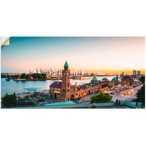 4057738869375 - Wandbild ARTLAND Hamburg Hafen und Landungsbrücken Bilder Gr B H 150 cm x 75 cm Wandaufkleber - Vinyl Deutschland Querformat 1 St beige (naturfarben) Bild Leinwandbild Kunstdrucke Bilder als Alubild Leinwandbild Wandaufkleber oder Poster in versch Größen 4057738869375 - Wandbild ARTLAND Hamburg Hafen und Landungsbrücken Bilder Gr B H 150 cm x 75 cm Wandaufkleber - Vinyl Deutschland Querformat 1 St beige (naturfarben) Bild Leinwandbild Kunstdrucke Bilder als Alubild Leinwandbild Wandaufkleber oder Poster in versch Größen