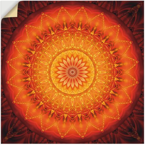 4062144335017 - Wandbild ARTLAND Mandala Energie 1 Bilder Gr B H 70 cm x 70 cm Wandaufkleber - Vinyl Muster quadratisch 1 St orange Bild Poster Bilder als Leinwandbild Wandaufkleber oder in versch Größen 4062144335017 - Wandbild ARTLAND Mandala Energie 1 Bilder Gr B H 70 cm x 70 cm Wandaufkleber - Vinyl Muster quadratisch 1 St orange Bild Poster Bilder als Leinwandbild Wandaufkleber oder in versch Größen