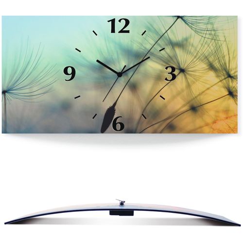 4059745812245 - Wanduhr ARTLAND Goldener Sonnenuntergang und Pusteblumen Wanduhren Gr B H T 60 cm x 30 cm x 03 cm Quarzuhr gelb Wanduhren 3D Optik gebogen mit Quarz- oder Funkuhrwerk versch Größen 4059745812245 - Wanduhr ARTLAND Goldener Sonnenuntergang und Pusteblumen Wanduhren Gr B H T 60 cm x 30 cm x 03 cm Quarzuhr gelb Wanduhren 3D Optik gebogen mit Quarz- oder Funkuhrwerk versch Größen
