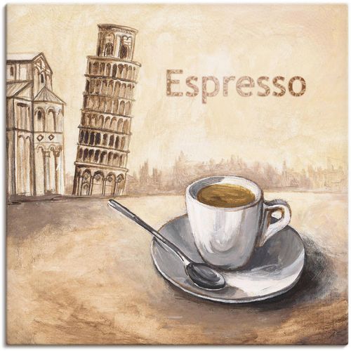 4055327295123 - Wandbild ARTLAND Espresso in Pisa Bilder Gr B H 50 cm x 50 cm Leinwandbild Kaffee Bilder quadratisch 1 St beige (naturfarben) Kunstdrucke als Alubild Leinwandbild Wandaufkleber oder Poster in versch Größen 4055327295123 - Wandbild ARTLAND Espresso in Pisa Bilder Gr B H 50 cm x 50 cm Leinwandbild Kaffee Bilder quadratisch 1 St beige (naturfarben) Kunstdrucke als Alubild Leinwandbild Wandaufkleber oder Poster in versch Größen