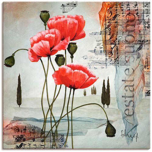 4055327829434 - Wandbild ARTLAND Klatschmohn Bilder Gr B H 50 cm x 50 cm Leinwandbild Blumen 1 St rot Bild Kunstdruck Poster Bilder als Leinwandbild Wandaufkleber oder in versch Größen 4055327829434 - Wandbild ARTLAND Klatschmohn Bilder Gr B H 50 cm x 50 cm Leinwandbild Blumen 1 St rot Bild Kunstdruck Poster Bilder als Leinwandbild Wandaufkleber oder in versch Größen