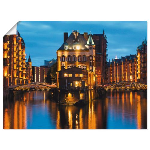4059745918480 - Wandbild ARTLAND Teil der alten Speicherstadt in Hamburg Bilder Gr B H 40 cm x 30 cm Poster Deutschland Querformat 1 St blau Bild Poster Bilder als Alubild Leinwandbild Wandaufkleber oder in versch Größen 4059745918480 - Wandbild ARTLAND Teil der alten Speicherstadt in Hamburg Bilder Gr B H 40 cm x 30 cm Poster Deutschland Querformat 1 St blau Bild Poster Bilder als Alubild Leinwandbild Wandaufkleber oder in versch Größen