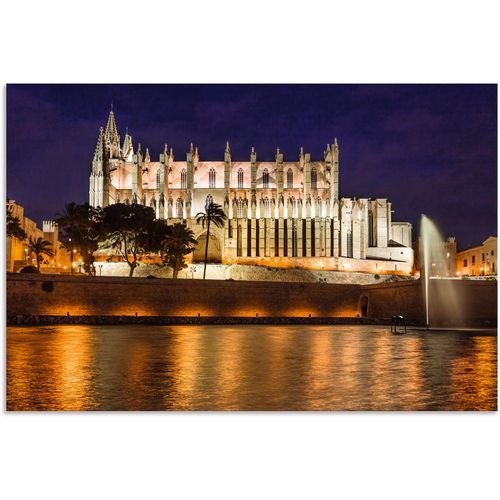 4062144744611 - Wandbild ARTLAND Kathedrale in Palma de Mallorca Balearen Bilder Gr B H 60 cm x 40 cm Alu-Dibond-Druck Gebäude Querformat 1 St goldfarben Kunstdrucke als Alubild Leinwandbild Wandaufkleber oder Poster in versch Größen 4062144744611 - Wandbild ARTLAND Kathedrale in Palma de Mallorca Balearen Bilder Gr B H 60 cm x 40 cm Alu-Dibond-Druck Gebäude Querformat 1 St goldfarben Kunstdrucke als Alubild Leinwandbild Wandaufkleber oder Poster in versch Größen