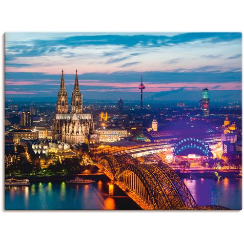 4057738324065 - Wandbild ARTLAND Köln Panorama am Abend Bilder Gr B H 40 cm x 30 cm Leinwandbild Deutschland Querformat 1 St blau Bild Poster Bilder als Alubild Leinwandbild Wandaufkleber oder in versch Größen 4057738324065 - Wandbild ARTLAND Köln Panorama am Abend Bilder Gr B H 40 cm x 30 cm Leinwandbild Deutschland Querformat 1 St blau Bild Poster Bilder als Alubild Leinwandbild Wandaufkleber oder in versch Größen