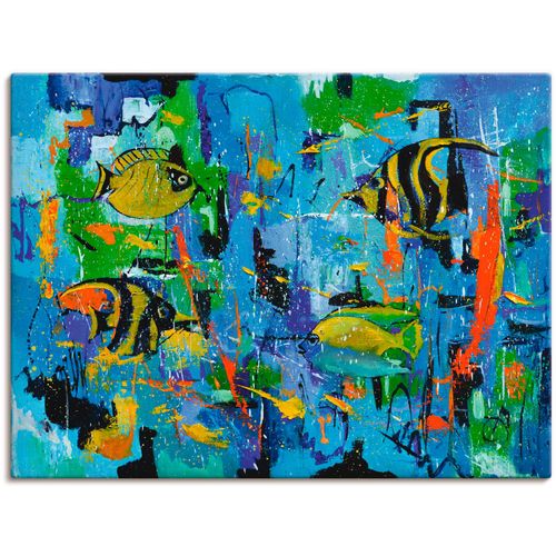4058661433176 - Wandbild ARTLAND Abstrakt Fische Blau Bilder Gr B H 60 cm x 45 cm Leinwandbild Wassertiere Querformat 1 St gelb Bild Poster Bilder als Alubild Leinwandbild Wandaufkleber oder in versch Größen 4058661433176 - Wandbild ARTLAND Abstrakt Fische Blau Bilder Gr B H 60 cm x 45 cm Leinwandbild Wassertiere Querformat 1 St gelb Bild Poster Bilder als Alubild Leinwandbild Wandaufkleber oder in versch Größen