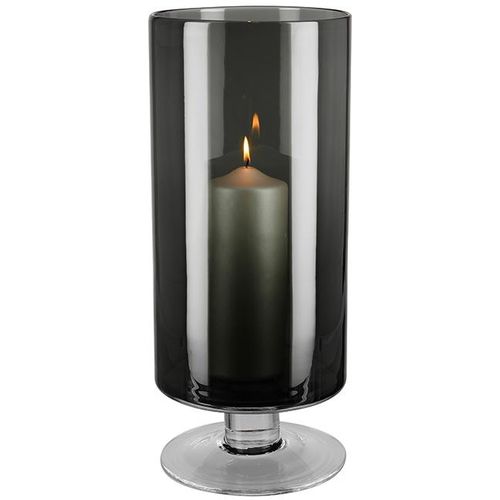4042911153570 - Tischvase FINK VIANA Vasen Gr H 43 cm Ø 19 cm grau Weitere Weihnachtsdeko aus Glas auch als Windlicht verwendbar