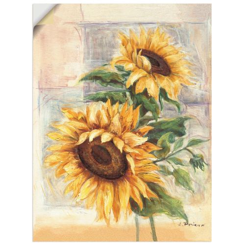 4057738232025 - Wandbild ARTLAND Sonnenblumen II Bilder Gr B H 45 cm x 60 cm Wandaufkleber - Vinyl Blumen 1 St gelb Bild Metallbild Metallbilder Bilder als Alubild Leinwandbild Wandaufkleber oder Poster in versch Größen 4057738232025 - Wandbild ARTLAND Sonnenblumen II Bilder Gr B H 45 cm x 60 cm Wandaufkleber - Vinyl Blumen 1 St gelb Bild Metallbild Metallbilder Bilder als Alubild Leinwandbild Wandaufkleber oder Poster in versch Größen