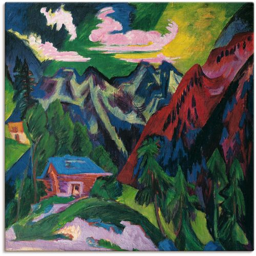 4062144797198 - Wandbild ARTLAND Die Klosterser Berge Um 1923 Bilder Gr B H 50 cm x 50 cm Leinwandbild Berge & Alpenbilder quadratisch 1 St grün Kunstdrucke als Alubild Leinwandbild Wandaufkleber oder Poster in versch Größen 4062144797198 - Wandbild ARTLAND Die Klosterser Berge Um 1923 Bilder Gr B H 50 cm x 50 cm Leinwandbild Berge & Alpenbilder quadratisch 1 St grün Kunstdrucke als Alubild Leinwandbild Wandaufkleber oder Poster in versch Größen