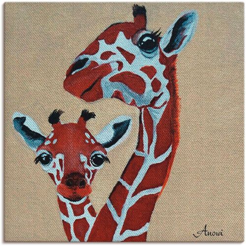 4055327776097 - Wandbild ARTLAND Giraffen Bilder Gr B H 40 cm x 40 cm Leinwandbild Wildtiere 1 St beige (naturfarben) Bild Kunstdruck Kunstdrucke Bilder als Leinwandbild Wandaufkleber oder Poster in versch Größen 4055327776097 - Wandbild ARTLAND Giraffen Bilder Gr B H 40 cm x 40 cm Leinwandbild Wildtiere 1 St beige (naturfarben) Bild Kunstdruck Kunstdrucke Bilder als Leinwandbild Wandaufkleber oder Poster in versch Größen