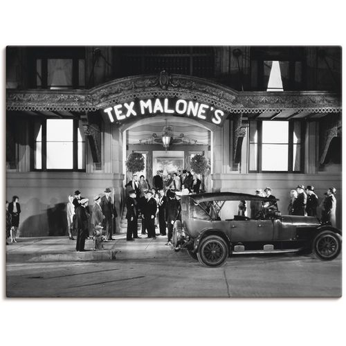 4059745328944 - Wandbild ARTLAND Königin der Nachtclubs 1929 Bilder Gr B H 80 cm x 60 cm Leinwandbild Film Querformat 1 St schwarz Bild Poster Bilder als Alubild Leinwandbild Wandaufkleber oder in versch Größen