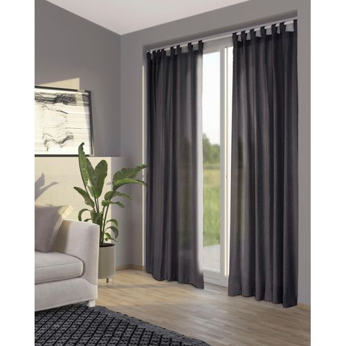 4002895162333 - Vorhang PRIMERA Stone-Washed Gardinen Gr 250 cm Schlaufen 145 cm grau (anthrazit) Landhaus Gardinen einzigartige Waschung mit praktischen Stoffschlaufen zum Aufhängen 4002895162333 - Vorhang PRIMERA Stone-Washed Gardinen Gr 250 cm Schlaufen 145 cm grau (anthrazit) Landhaus Gardinen einzigartige Waschung mit praktischen Stoffschlaufen zum Aufhängen