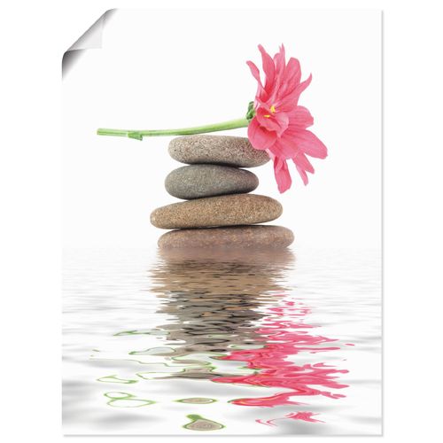 4055327640077 - Wandbild ARTLAND Zen Spa Steine mit Blumen I Bilder Gr B H 30 cm x 40 cm Poster Zen Hochformat 1 St pink Bild Metallbild Metallbilder Bilder als Alubild Leinwandbild Wandaufkleber oder Poster in versch Größen 4055327640077 - Wandbild ARTLAND Zen Spa Steine mit Blumen I Bilder Gr B H 30 cm x 40 cm Poster Zen Hochformat 1 St pink Bild Metallbild Metallbilder Bilder als Alubild Leinwandbild Wandaufkleber oder Poster in versch Größen