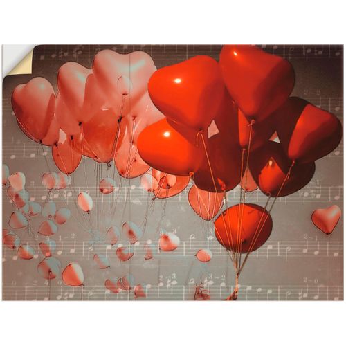 4057738656296 - Wandbild ARTLAND Rote Herzen Bilder Gr B H 120 cm x 90 cm Wandaufkleber - Vinyl Herzen 1 St rot Bild Kunstdruck Kunstdrucke Bilder als Leinwandbild Wandaufkleber oder Poster in versch Größen 4057738656296 - Wandbild ARTLAND Rote Herzen Bilder Gr B H 120 cm x 90 cm Wandaufkleber - Vinyl Herzen 1 St rot Bild Kunstdruck Kunstdrucke Bilder als Leinwandbild Wandaufkleber oder Poster in versch Größen