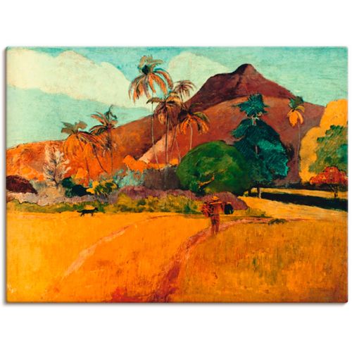 4059745010375 - Wandbild ARTLAND Tahitische Landschaft 1891 Bilder Gr B H 40 cm x 30 cm Leinwandbild Berge Querformat 1 St braun Bild Poster Bilder als Alubild Leinwandbild Wandaufkleber oder in versch Größen 4059745010375 - Wandbild ARTLAND Tahitische Landschaft 1891 Bilder Gr B H 40 cm x 30 cm Leinwandbild Berge Querformat 1 St braun Bild Poster Bilder als Alubild Leinwandbild Wandaufkleber oder in versch Größen
