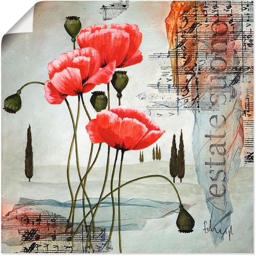 4055327835077 - Wandbild ARTLAND Klatschmohn Bilder Gr B H 40 cm x 40 cm Poster Blumen 1 St rot Bild Kunstdruck Poster Bilder als Leinwandbild Wandaufkleber oder in versch Größen 4055327835077 - Wandbild ARTLAND Klatschmohn Bilder Gr B H 40 cm x 40 cm Poster Blumen 1 St rot Bild Kunstdruck Poster Bilder als Leinwandbild Wandaufkleber oder in versch Größen