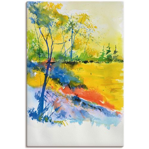 4058661645524 - Wandbild ARTLAND Landschaft im Sonnenlicht Bilder Gr B H 20 cm x 30 cm Leinwandbild Wald Hochformat 1 St gelb Bild Metallbild Metallbilder Bilder als Alubild Leinwandbild Wandaufkleber oder Poster in versch Größen 4058661645524 - Wandbild ARTLAND Landschaft im Sonnenlicht Bilder Gr B H 20 cm x 30 cm Leinwandbild Wald Hochformat 1 St gelb Bild Metallbild Metallbilder Bilder als Alubild Leinwandbild Wandaufkleber oder Poster in versch Größen