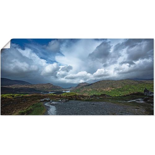 4055327986762 - Wandbild ARTLAND Irland - Natur pur Bilder Gr B H 100 cm x 50 cm Poster Europa 1 St blau Bild Kunstdruck Poster Bilder als Leinwandbild Wandaufkleber oder in versch Größen
