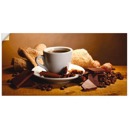 4057738295686 - Wandbild ARTLAND Kaffeetasse Zimtstange Nüsse Schokolade Bilder Gr B H 100 cm x 50 cm Wandaufkleber - Vinyl Getränke Querformat 1 St braun Bild Poster Bilder als Alubild Leinwandbild Wandaufkleber oder in versch Größen 4057738295686 - Wandbild ARTLAND Kaffeetasse Zimtstange Nüsse Schokolade Bilder Gr B H 100 cm x 50 cm Wandaufkleber - Vinyl Getränke Querformat 1 St braun Bild Poster Bilder als Alubild Leinwandbild Wandaufkleber oder in versch Größen