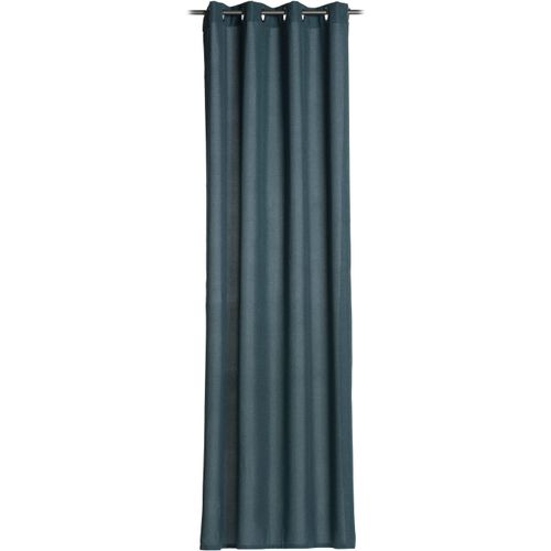 4021626067402 - Vorhang GÖZZE Linus Ösenschal Gardinen Gr 245 cm Ösen 140 cm blau (petrol) Ösen Gardine HxB 245x140 Uni Panamagewebe 4021626067402 - Vorhang GÖZZE Linus Ösenschal Gardinen Gr 245 cm Ösen 140 cm blau (petrol) Ösen Gardine HxB 245x140 Uni Panamagewebe