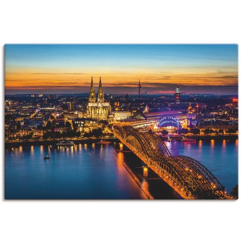 4059745555104 - Wandbild ARTLAND Erleuchtetes Köln von oben Bilder Gr B H 60 cm x 40 cm Leinwandbild Deutschland Querformat 1 St orange Bild Metallbild Metallbilder Bilder als Alubild Leinwandbild Wandaufkleber oder Poster in versch Größen 4059745555104 - Wandbild ARTLAND Erleuchtetes Köln von oben Bilder Gr B H 60 cm x 40 cm Leinwandbild Deutschland Querformat 1 St orange Bild Metallbild Metallbilder Bilder als Alubild Leinwandbild Wandaufkleber oder Poster in versch Größen