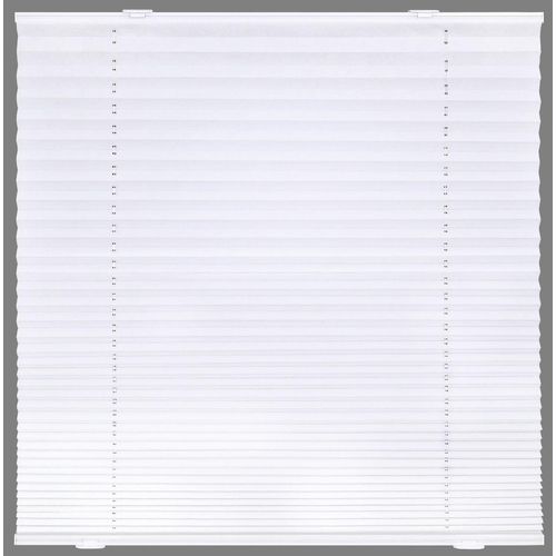 4015161087285 - Plissee Vega Plissees Gr 120 cm zweiseitig verschiebbar 70 cm weiß (weiß weiß) Kinder Kinderzimmer-Plissees Haftfix ohne Schrauben mit Saugnapf