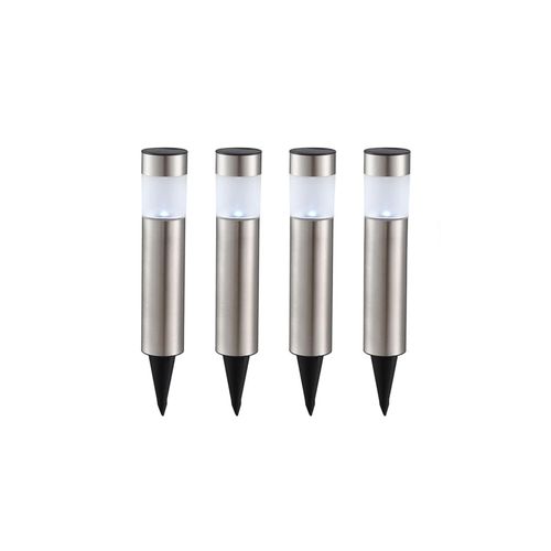 9007371536290 - 4er Set LED Solarleuchten Edelstahl DxH 63x38 cm