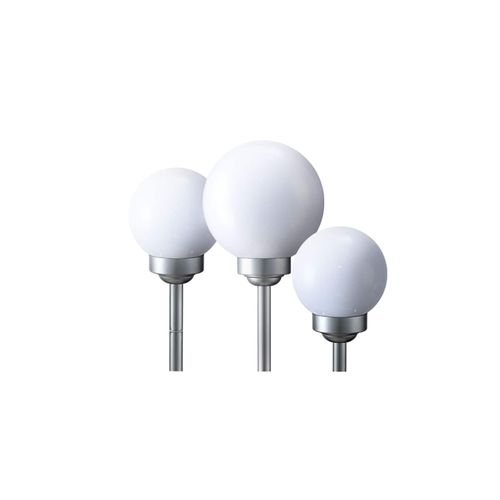4260462316750 - 3er Set LED Solar Leuchte Kugeln Steckleuchten Gartenlampe Solarleuchte 15 und 20 cm Durchmesser 4260462316750 - 3er Set LED Solar Leuchte Kugeln Steckleuchten Gartenlampe Solarleuchte 15 und 20 cm Durchmesser