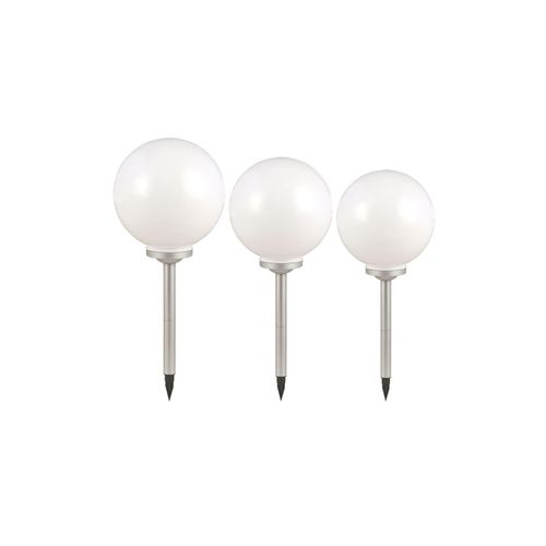 4260462312592 - Etc-shop - 3er Set led Solar Leuchten Kugeln Außen Beleuchtungen Lampen Weiß Strahler IP44 Garten Hof Weg 4260462312592 - Etc-shop - 3er Set led Solar Leuchten Kugeln Außen Beleuchtungen Lampen Weiß Strahler IP44 Garten Hof Weg