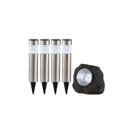 4059157066106 - Etc-shop - 5er Set Solar Steck Lampe Garten Steh Leuchten Stein Spot Deko Edelstahl Steh Strahler Beleuchtungen 4059157066106 - Etc-shop - 5er Set Solar Steck Lampe Garten Steh Leuchten Stein Spot Deko Edelstahl Steh Strahler Beleuchtungen