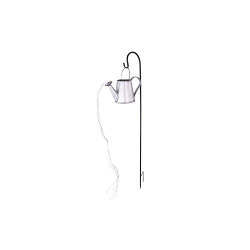 4059157285446 - LED Solar-Steckleuchte Gießkanne silber-grau H 112 cm 4059157285446 - LED Solar-Steckleuchte Gießkanne silber-grau H 112 cm