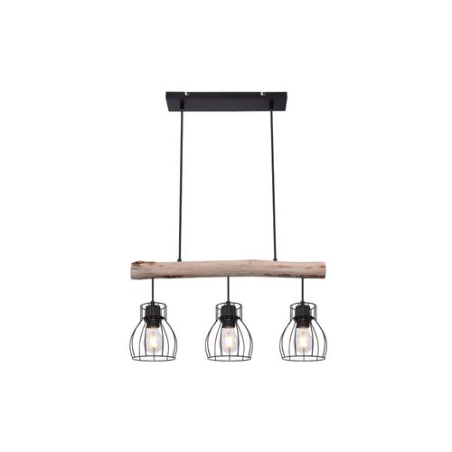 4059157154551 - Etc-shop - Pendelleuchte Hängeleuchte Esszimmerleuchte Deckenleuchte Wohnzimmerlampe Holz Balken Rustikal Vintage Retro 3-Flammig l 60 cm 4059157154551 - Etc-shop - Pendelleuchte Hängeleuchte Esszimmerleuchte Deckenleuchte Wohnzimmerlampe Holz Balken Rustikal Vintage Retro 3-Flammig l 60 cm