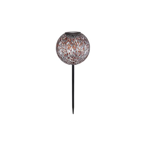 4059157155657 - LED Solar Leuchte Erdspieß Außen Garten Steck Kugel Lampe gold silber-grau Terrassen Deko Beleuchtung 4059157155657 - LED Solar Leuchte Erdspieß Außen Garten Steck Kugel Lampe gold silber-grau Terrassen Deko Beleuchtung