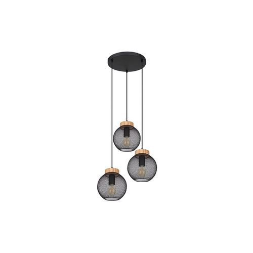 9007371537167 - Hängeleuchte Käfig-Design Holz schwarz H 120cm 9007371537167 - Hängeleuchte Käfig-Design Holz schwarz H 120cm