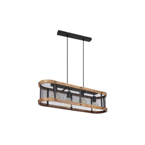 4059157180192 - Etc-shop - Hängelampe Esstisch Pendelleuchte Holzlampe Esstischleuchte 4-flammig Hängeleuchte mit Holzrahmen Gitteroptik Rustikal schwarz braun 4059157180192 - Etc-shop - Hängelampe Esstisch Pendelleuchte Holzlampe Esstischleuchte 4-flammig Hängeleuchte mit Holzrahmen Gitteroptik Rustikal schwarz braun
