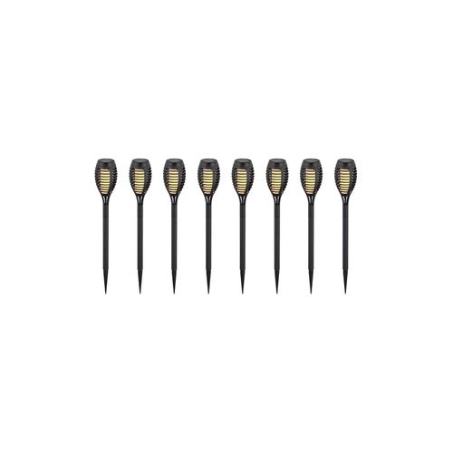 4059157322158 - Etc-shop - led Solarfackeln für Außen flackernd Balkon Gartendeko Stecklampen Solar Gartenfackel Kunststoff schwarz Feuereffekt warmweiß h 50 cm 4059157322158 - Etc-shop - led Solarfackeln für Außen flackernd Balkon Gartendeko Stecklampen Solar Gartenfackel Kunststoff schwarz Feuereffekt warmweiß h 50 cm